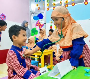 Belajar sambil Bermain Konsep Pendidikan Anak Usia Dini  Di TK AL IRSYAD Surabaya